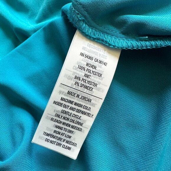 🎉5 for $45🎉 Nygard Top Blouse Shirt Size L Blue - Picture 7 of 7